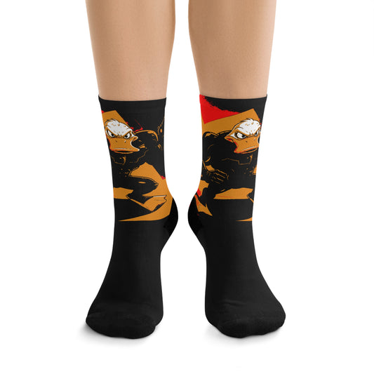 Agent Quacks Series Recycled Poly Socks - Quacks Design
