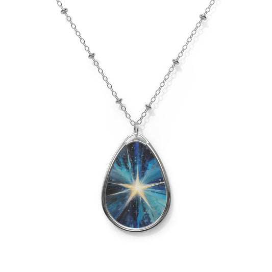 Celestial Oval Necklace