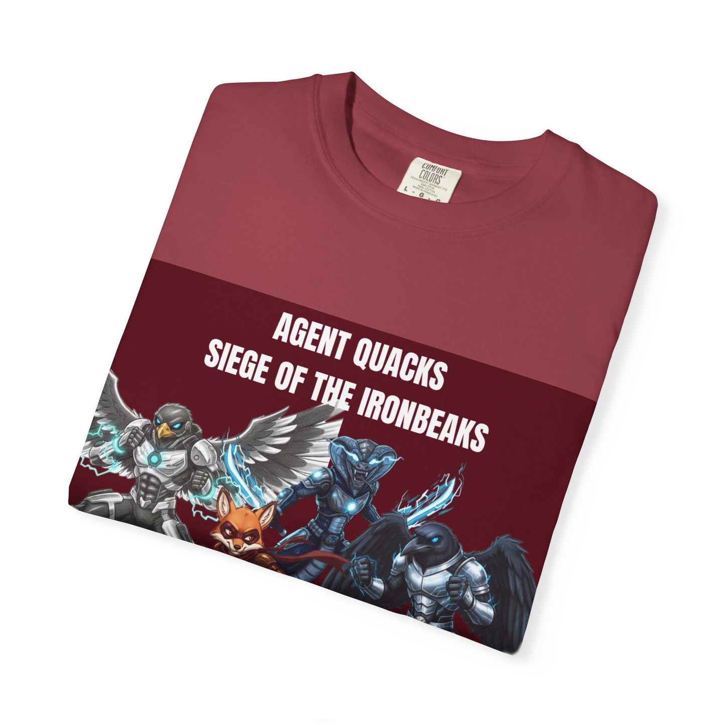 Agent Quacks – Siege of the Iron Beaks | Unisex Garment-Dyed T-Shirt