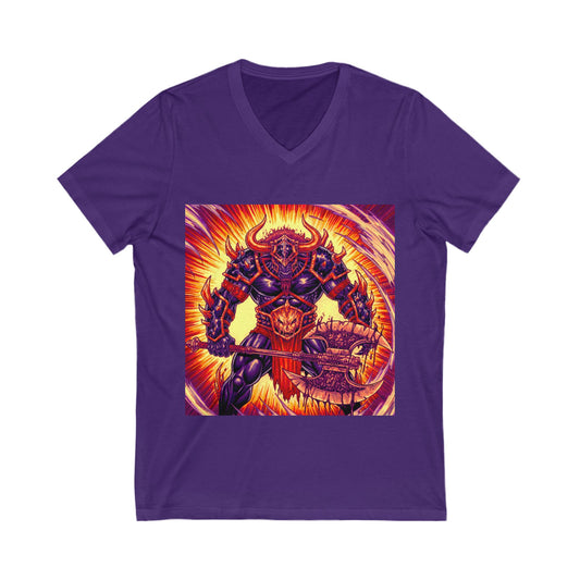 Agent Quacks Series Unisex Jersey Short Sleeve V-Neck Tee - Gravok Design