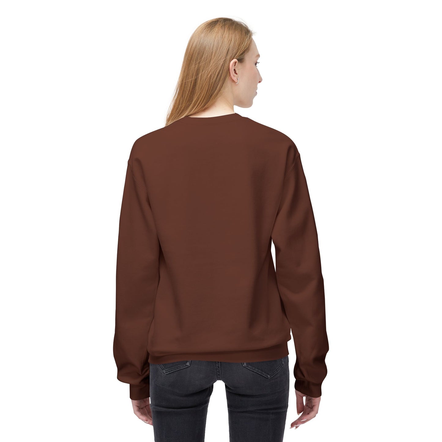 Dual Spirit Wolves Crewneck Sweatshirt | Unisex Cozy Fleece, Nature-Inspired Gift, Animal Art Apparel, Year-Round Wardrobe Essential