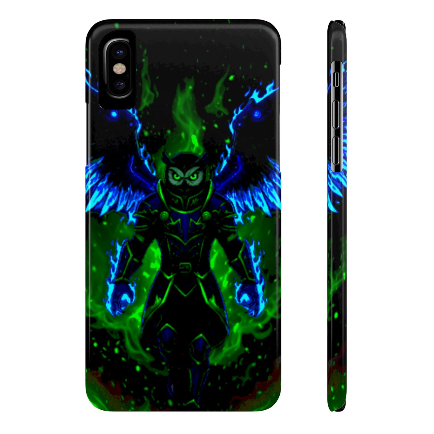 Halloween Agent Quacks Series Slim Phone Cases - Fiery General Onyx Design