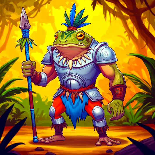 Origins of the Croaking Fangs Goro Character Art