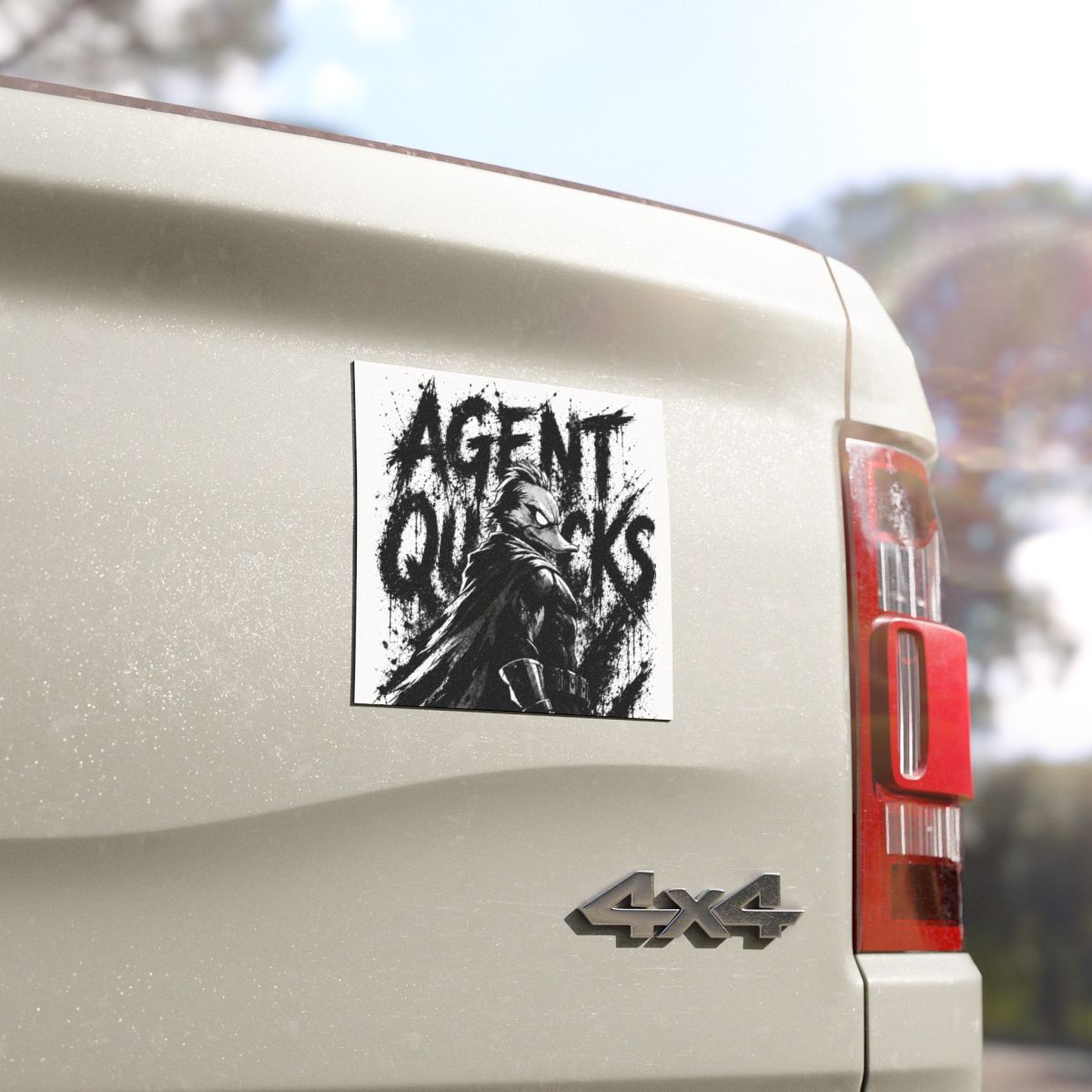 Agent Quacks Shadow Ink Car Magnet