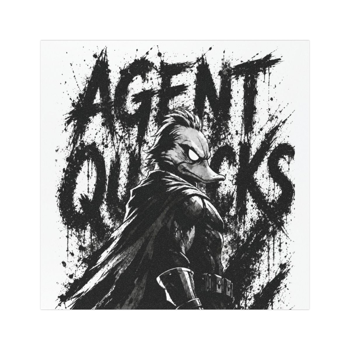 Agent Quacks Shadow Ink Car Magnet