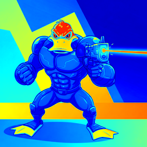 Agent Quacks Character Art