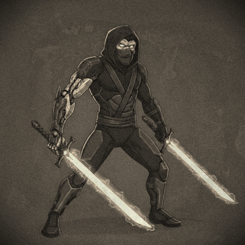 Xavier Ninja Suit Character Art