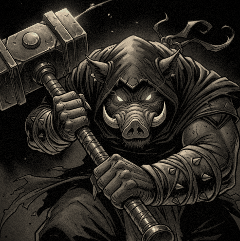 Bloodtusk Character Artwork Agent Quacks