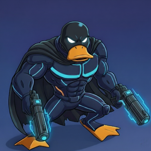 Agent Quacks Vigilante Suit Character Art